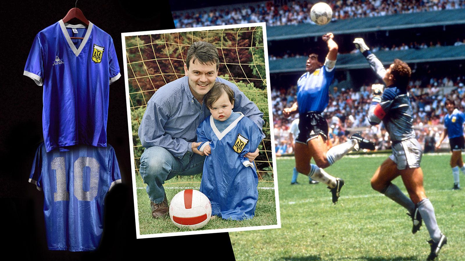 Steve Hodge sells his shirt